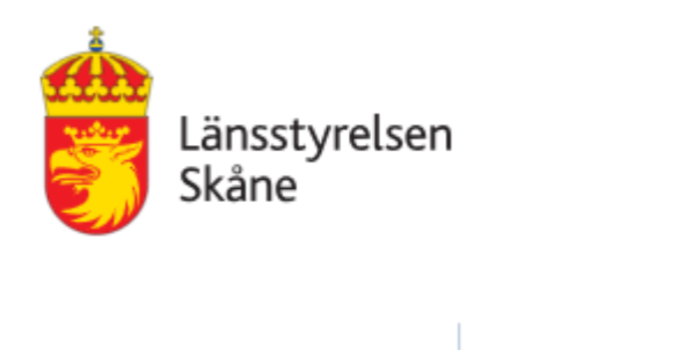 Skärmklipp från Länsstyrelsens webbplats med logotyp.