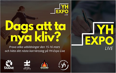 Välkommen Till YH-Expo Live - Ta Chansen Att Träffa Yrkeshögskolor ...