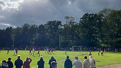 Fotbollsmatch Ybbarps IP mellan Helsingborgs IF och FC Helsingör.