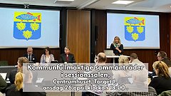 Kommunfullmäktige sammanträde i sessionssalen, Centrumhuset, onsdag 26 april 2023.